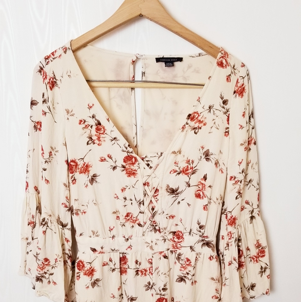 American eagle floral short romper dress - Picture 4 of 4